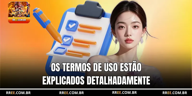 Os Termos de Uso estão explicados detalhadamente