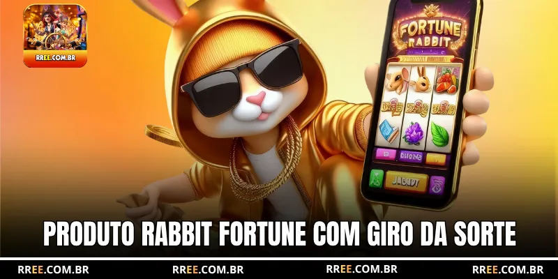 Produto Rabbit Fortune com giro da sorte